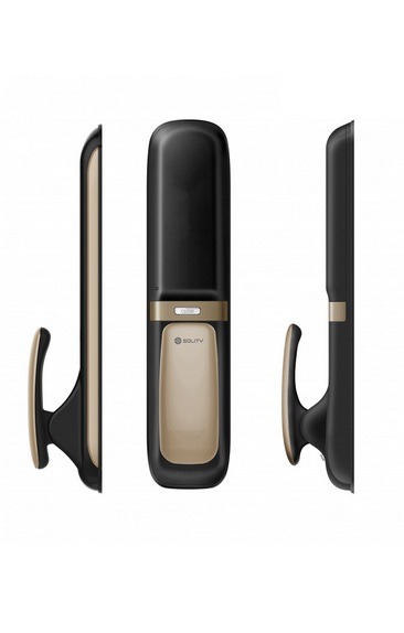 Врезной электронный дверной замок Solity GSP-1000BK GOLD с отпечатком пальца Врезной электронный дверной замок Solity GSP-1000BK GOLD с отпечатком пальца